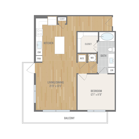 Lyra on McKinney A9 Floor Plan